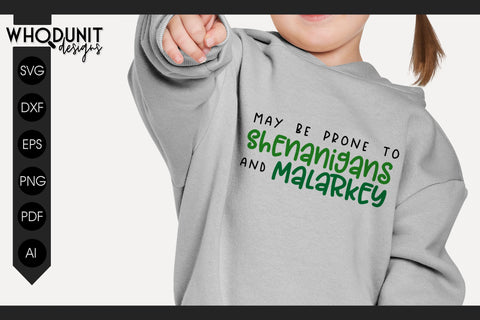 St Patrick's Funny Quotes SVG Bundle | Shenanigans cut files SVG Whodunit Designs 