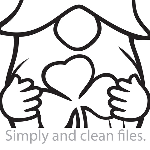 St Patricks Gnome. Saint Patrick’s Day design. SVG TribaliumArtSF 