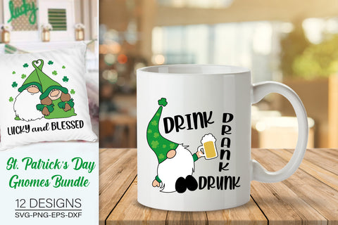 St. Patrick's Gnomes, St. Patrick's Day SVG Bundle SVG SvgMonkeys 