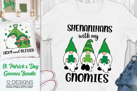 St. Patrick's Gnomes, St. Patrick's Day SVG Bundle SVG SvgMonkeys 