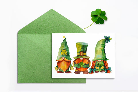 St Patricks Gnomes Sublimation Design. Sublimation KsenyaArt 
