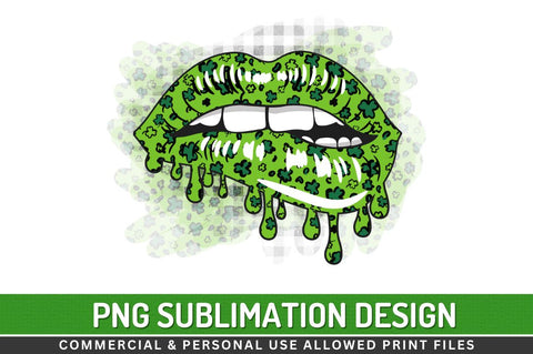St patricks lips Clipart Sublimation PNG Sublimation Regulrcrative 