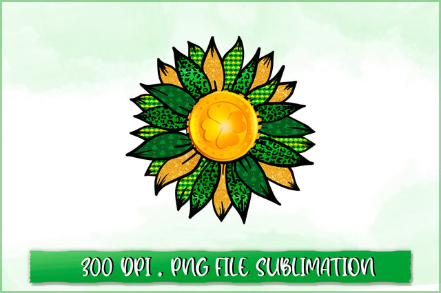 St. Patrick's Sunflower Sublimation SVG Shetara Begum 