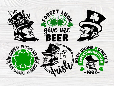 St Patricks SVG Bundle, Irish Gifts Men Svg, Lucky SVG TonisArtStudio 