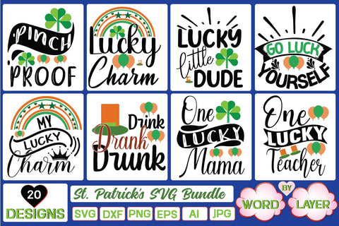 St. Patrick's SVG Bundle SVG Cut File SVG Studio Innate 