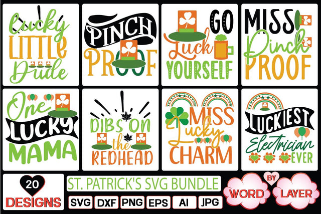 St. Patrick's SVG Bundle SVG Cut File SVG Studio Innate 