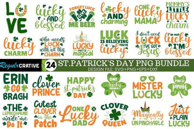 St. Patrick's Svg Bundle SVG Regulrcrative 