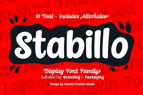 Stabillo Font Hans Co 