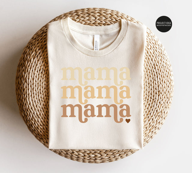 Stacked Boho Mama SVG cut files for Cricut SVG SVG Cut Studio 