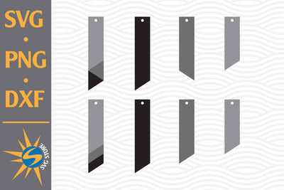 Stacked Earring SVG, PNG, DXF Digital Files Include SVG SVGStoreShop 