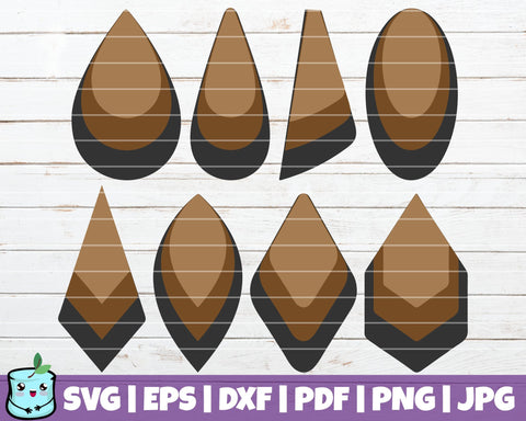 Stacked Earrings 2 SVG MintyMarshmallows 