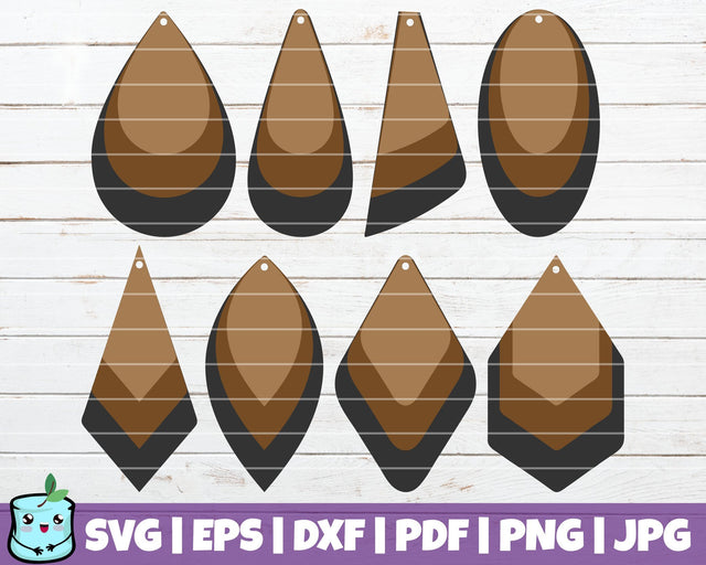 Stacked Earrings 2 SVG MintyMarshmallows 