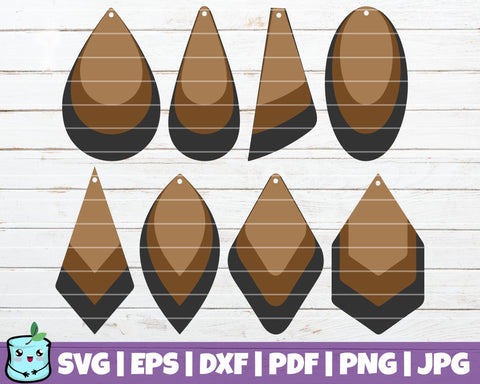 Stacked Earrings 2 SVG MintyMarshmallows 