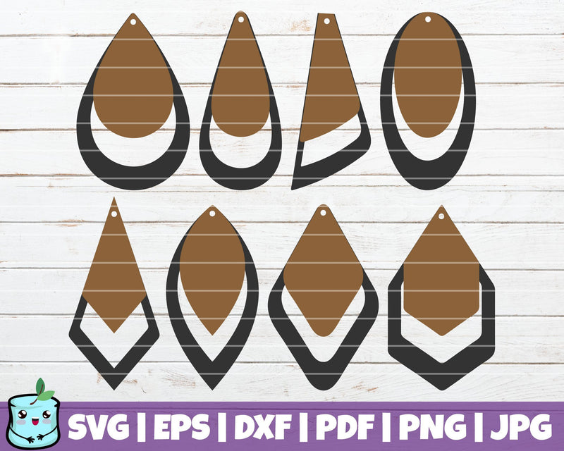 Stacked Earrings 3 SVG MintyMarshmallows 