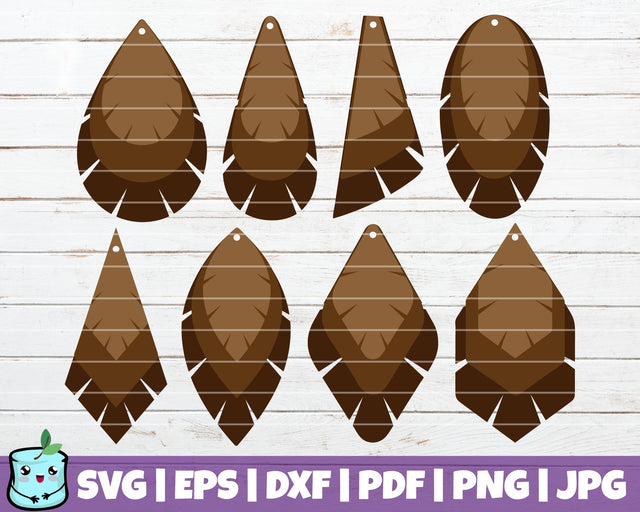 Stacked Fringe Earrings SVG MintyMarshmallows 