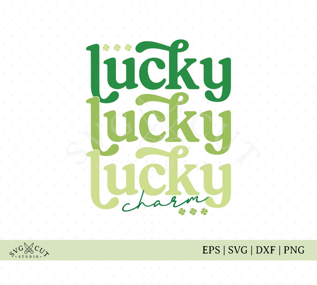Stacked Lucky Charm SVG cut files SVG SVG Cut Studio 