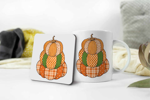 Stacked Pumpkin Sublimation Design SVG Digital Honeybee 