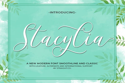 Stacylia Script Font Straight.co 
