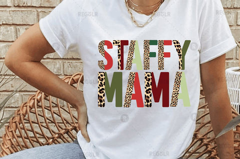 Staffy mama SVG Sublimation Regulrcrative 