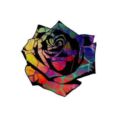 Stain glass Rose Flower Download png, Colorful Rose Clip art download, wedding png, Rose Flower png, download, cricut silhouette Sublimation Sublimation Whitetailcrafts 