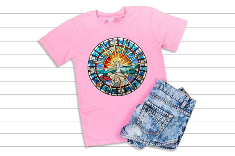 Stained Glass Christian Sublimation Sublimation Regulrcrative 