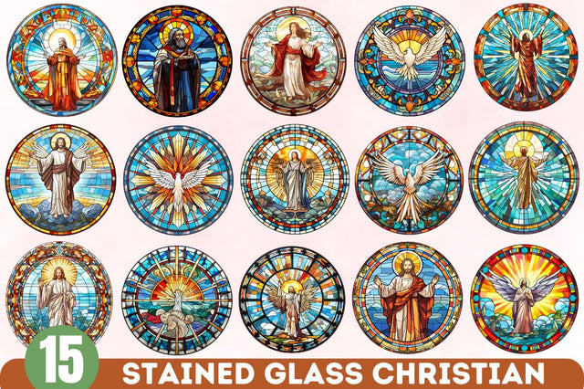 Stained Glass Christian Sublimation Sublimation Regulrcrative 