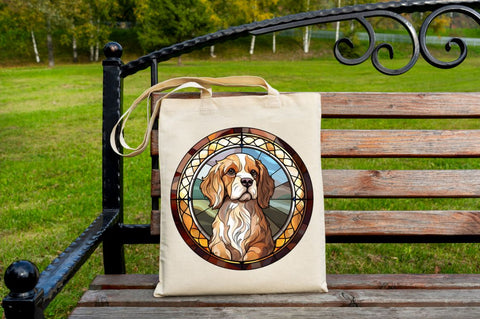 Stained Glass Dogs Clipart Bundle Sublimation Regulrcrative 