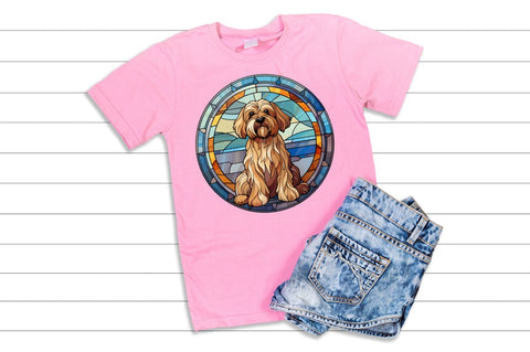 Stained Glass Dogs Clipart Bundle Sublimation Regulrcrative 