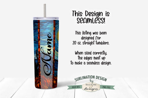 Stained Glass Pumpkin Field Mosaic | Seamless 20 oz Tumbler Design Sublimation Ewe-N-Me Designs 