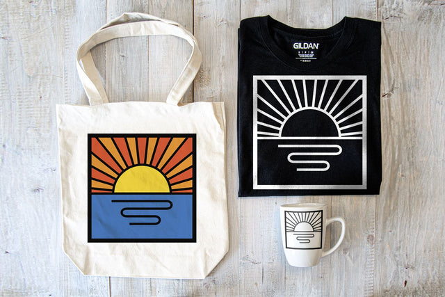 Stained Glass Sunset SVG SVG Designed by Geeks 