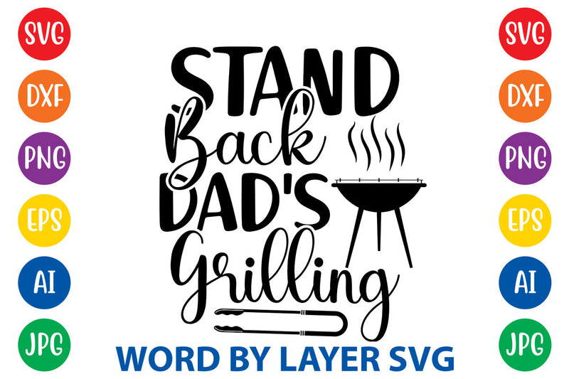 WEIMEILD Targa Decorativa In Metallo Per Papà – Dad's BBQ Stand – Divertente Cartello Da Parete 20x30 Cm - 2