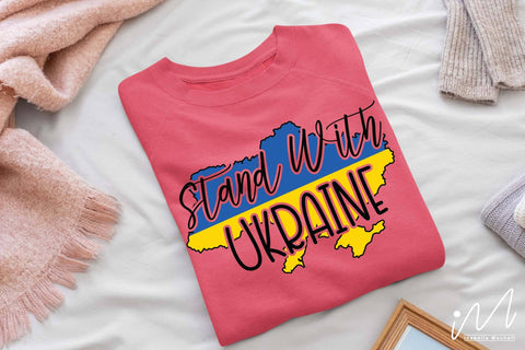 Stand with Ukraine svg, Ukraine svg, Ukraine t shirt svg, SVG Isabella Machell 