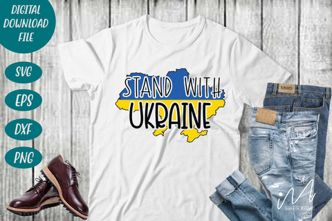 Stand with Ukraine svg, Ukraine svg, Ukraine t shirt svg, SVG Isabella Machell 