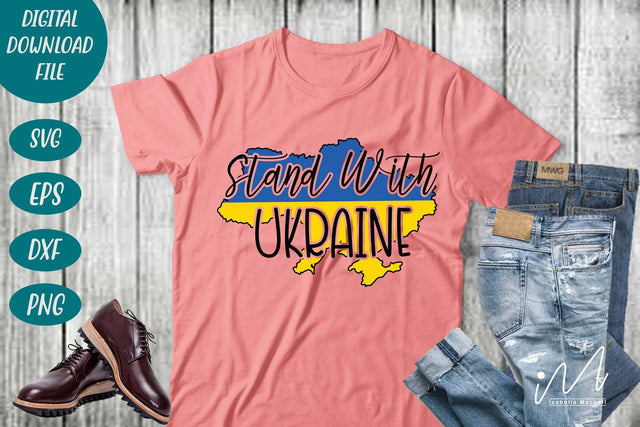 Stand with Ukraine svg, Ukraine svg, Ukraine t shirt svg, SVG Isabella Machell 