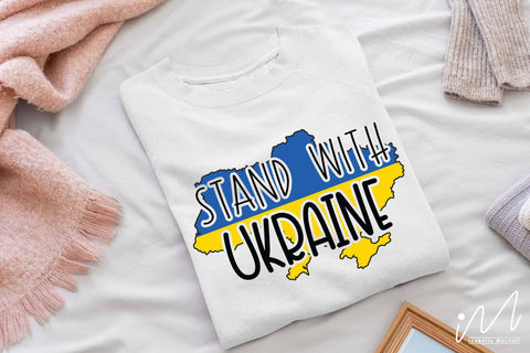 Stand with Ukraine svg, Ukraine svg, Ukraine t shirt svg, SVG Isabella Machell 