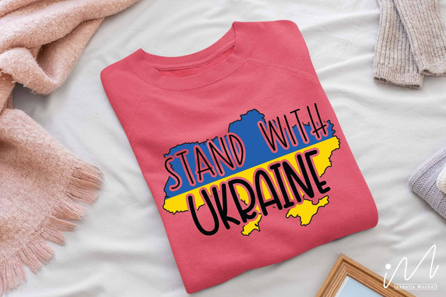 Stand with Ukraine svg, Ukraine svg, Ukraine t shirt svg, SVG Isabella Machell 