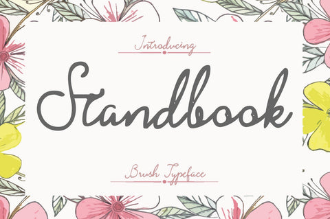 StandBook Font BonjourType 