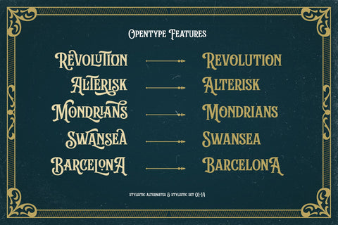 Stanford Breath - With Extras Font Arterfak Project 