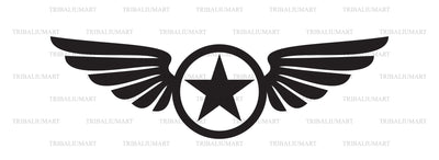 Star and wings SVG TribaliumArtSF 