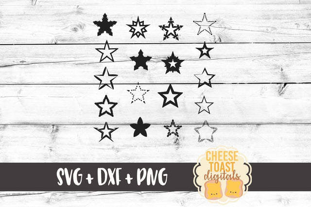Star Bundle SVG Cheese Toast Digitals 