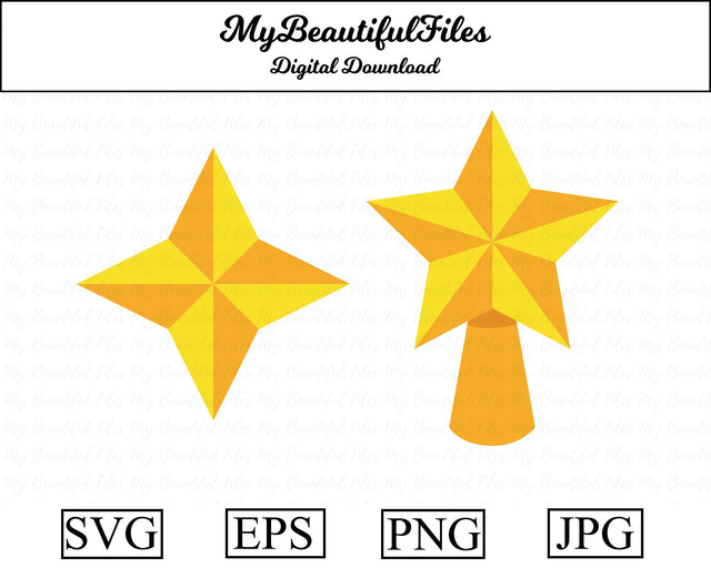 Star - christmas SVG MyBeautifulFiles 
