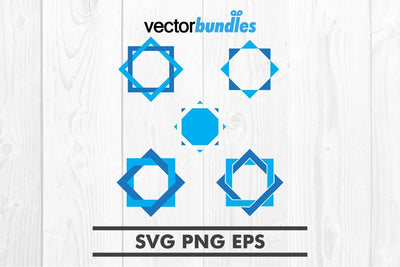 Star david clip art svg SVG vectorbundles 