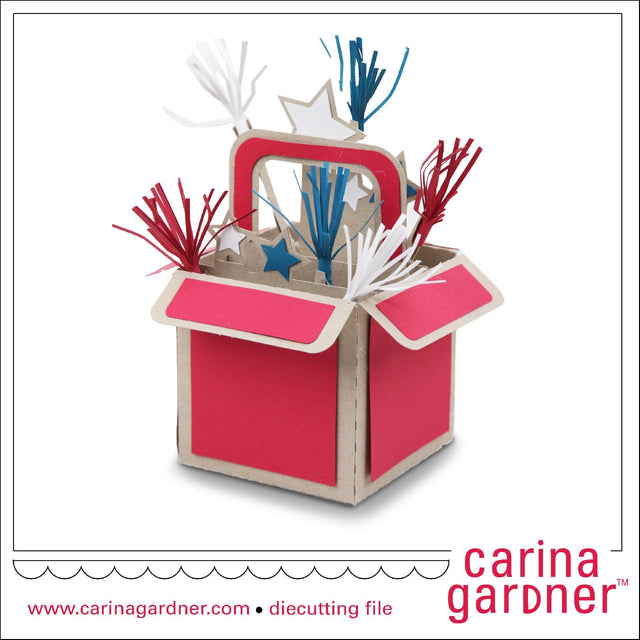 Star Explosion Box SVG Carina Gardner