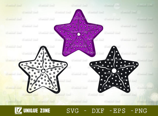 Star Fish Svg Cut File, Sea Beach Svg, Sea Animals Svg, Fish Svg, Ocean Starfish Svg, Sea Fish Svg SVG Unique Zone 