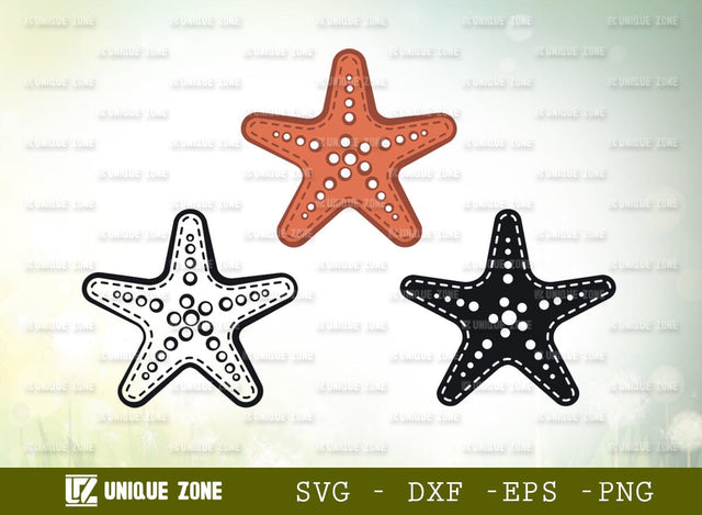 Star Fish Svg Cut File, Sea Beach Svg, Sea Animals Svg, Fish Svg, Ocean Starfish Svg, Sea Fish Svg SVG Unique Zone 