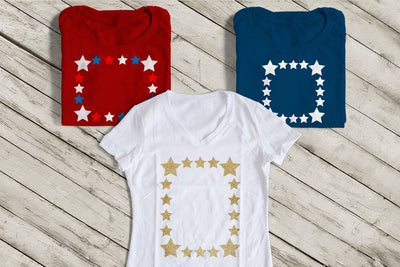 Star Frame SVG Trio SVG Designed by Geeks 