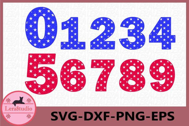 Star Numbers SVG SVG Lerastudio 