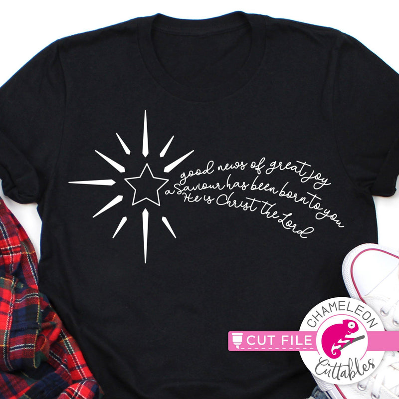 Star of Bethlehem word art outline svg png dxf SVG Chameleon Cuttables 