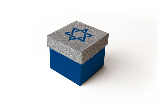 Star of David Cube Gift Box With Lid SVG 3D Paper Risa Rocks It 