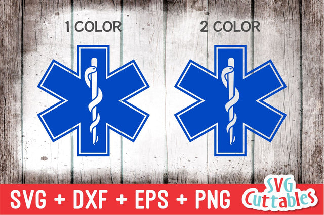 Star of Life svg - EMS - EMT - Paramedic - svg - eps - dxf - png - Star of Life - Silhouette - Cricut - Cut File SVG Svg Cuttables 
